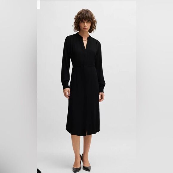 BOSS Hugo Boss Dibanorah Midi Dress - Picture 2 of 8